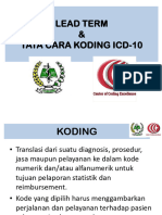 Lead Term & Tata Cara Koding Icd-10