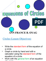 Equations of Circles Final