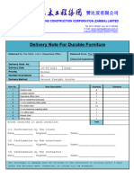 2 - CCECC Delivery Note Form