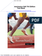 Full Download Basic Biomechanics Hall 7th Edition Test Bank PDF Full Chapter