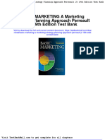 Full Download Basic Marketing A Marketing Strategy Planning Approach Perreault JR 19th Edition Test Bank PDF Full Chapter