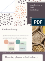 Introduction To Food Marketing - mkt314 - c1