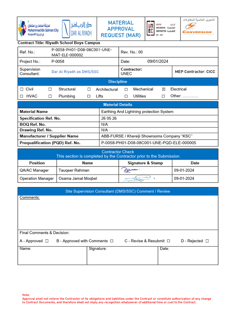 P 0058 PH01 D08 08C001 Une Mat Ele 000002 | PDF | Specification ...