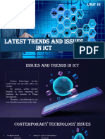 Unit III. Latest Trends and Issues in IT