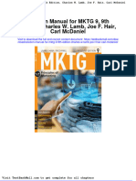 Full Download Solution Manual For MKTG 9 9th Edition Charles W Lamb Joe F Hair Carl Mcdaniel PDF Full Chapter