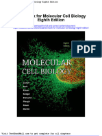 Full Download Test Bank For Molecular Cell Biology Eighth Edition PDF Full Chapter