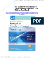 Full Download Brunner and Suddarths Textbook of Medical Surgical Nursing Smeltzer 12th Edition Test Bank PDF Full Chapter
