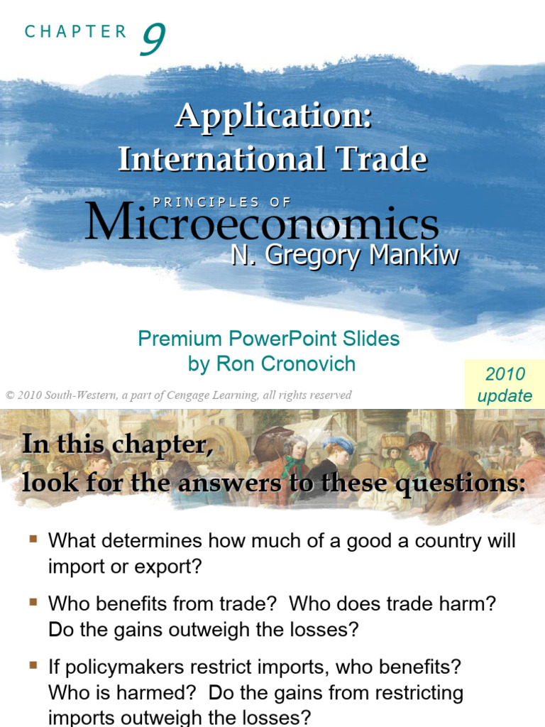 Micro Ch09 Presentation (2010) | PDF | Tariff | World Trade Organization