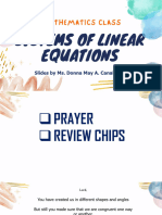 Student Copy - M8Q1 - W8 - Systems of Linear Equations