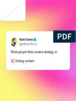 What People Think Content Strategy Is