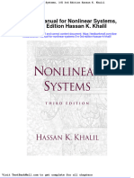 Full Download Solution Manual For Nonlinear Systems 3 e 3rd Edition Hassan K Khalil PDF Full Chapter