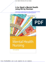 Full Download Test Bank For Neebs Mental Health Nursing 5th by Gorman PDF Full Chapter