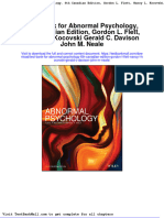 Full Download Test Bank For Abnormal Psychology 6th Canadian Edition Gordon L Flett Nancy L Kocovski Gerald C Davison John M Neale PDF Full Chapter