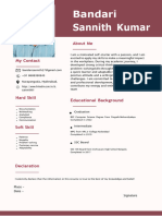 Bandari Sannith Kumar Resume-1