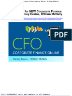 Full Download Test Bank For New Corporate Finance Online Stanley Eakins William Mcnally PDF Full Chapter