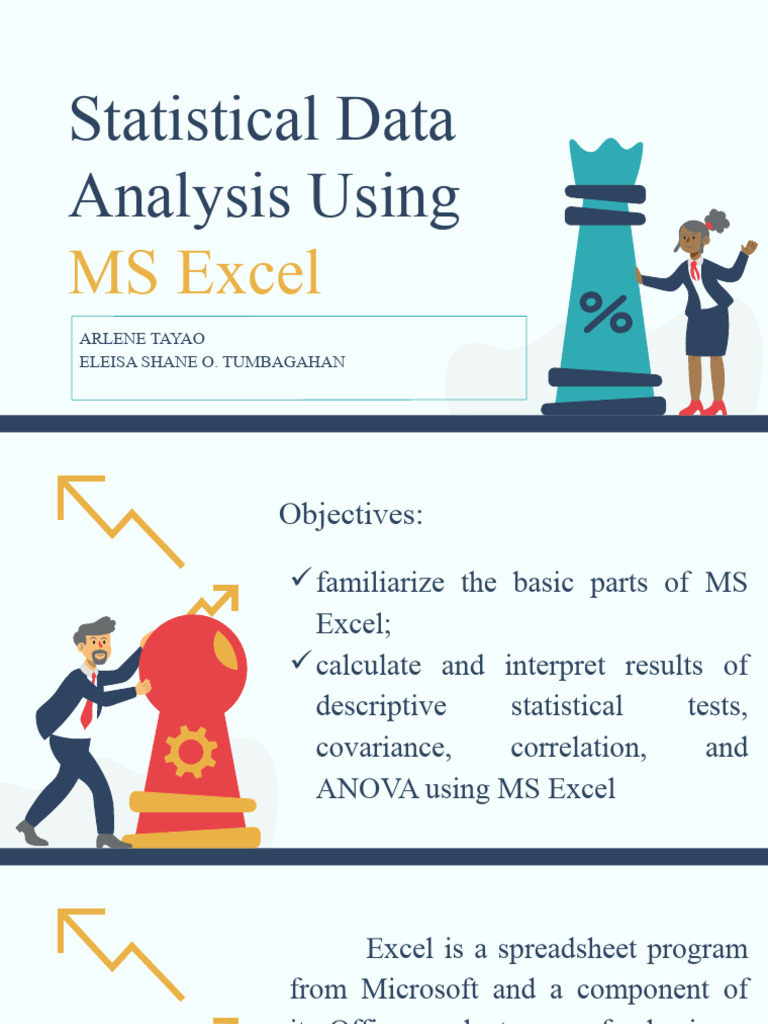 Math 203 Statistical Data Analysis Using MS Excel | PDF