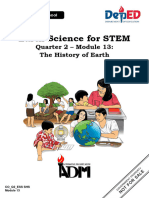 Earthscienceforstem q2 Mod13 Thehistoryofearth v2