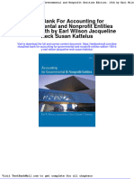 Test Bank For Accounting For Governmental and Nonprofit Entities Edition: 15th by Earl Wilson Jacqueline Reck Susan Kattelus