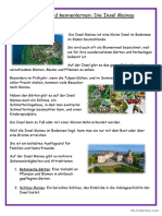 Deutschland Kennenlernen - Einfacher Text Mit Fragen - Insel Mainau
