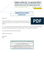 Diário Oficial "O Município": Poder Executivo de Uberlândia/MG