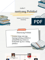 Ap10 PPT Dinastiyang Politikal