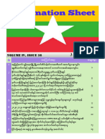 Volume IV, Issue 38 Myanmar