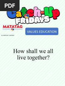 2024 Catch Up Friday Grade 10 QTR 2 Intercultural Relations