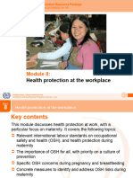 Health Protection at Work Place
