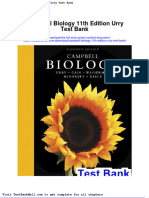 Full Download Campbell Biology 11th Edition Urry Test Bank PDF Full Chapter