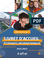 Livret Daccueil Des Etudiants Internationaux - Efrei - 2022 23