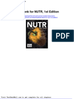 Full Download Test Bank For Nutr 1st Edition PDF Full Chapter