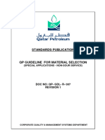 Standards Publication: (Special Applications - Non-Sour Service)