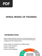 Spiral Model of Training