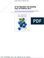 Full Download Test Bank For Nutrition For Healthy Living 1st Edition 2011 PDF Full Chapter