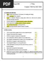 Final Revision 1st Prep 1st Term 2024