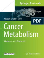 Cancer Metabolism Methods and Protocols (Majda Haznadar)