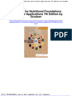 Full Download Test Bank For Nutritional Foundations and Clinical Applications 7th Edition by Grodner PDF Full Chapter