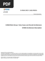 O-RAN - WG1.OAD-R003-v10.00: O-RAN Work Group 1 (Use Cases and Overall Architecture) O-RAN Architecture Description