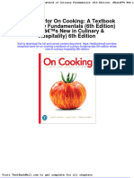 Full Download Test Bank For On Cooking A Textbook of Culinary Fundamentals 6th Edition Whats New in Culinary Hospitality 6th Edition PDF Full Chapter