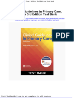 Full Download Clinical Guidelines in Primary Care Hollier 3rd Edition Test Bank PDF Full Chapter