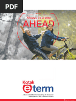 Kotak e Term Plan Brochure