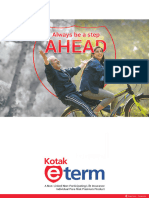 Kotak e Term Plan Brochure