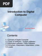 Introduction To Digital Computer: By:-Gourav Kottawar