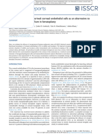 Pluripotent Stem Cell-Derived Corneal Endothelial Cells