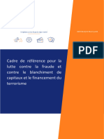 Cadre de Référence Pour La Lutte Contre La Fraude, Le Blanchiment Des Capitaux Et Le Financement Du Terrorisme