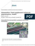 Astaxanthin Feed Supplement Enhances Pigmentation Health