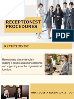 Receptionist Procedures Group 4