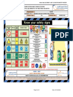 Alfanar 110kv U.G M of M SAFETY POSTER - Organized