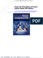 Full download Solution Manual for Principles of Fraud Examination Wells 4th Edition pdf full chapter