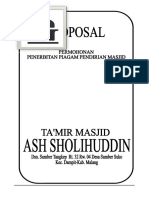Piagam Masjid Ash Sholihuddin